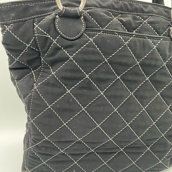 Vera Bradley Black Quilted Tote - Picture 3 of 12